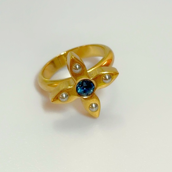 Louis Vuitton Bague Love Letter Sweet Flower Ring- size L - Picture 11 of 13